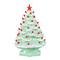 Mr. Christmas 14" Seafoam with Red Bulbs Nostalgic Ceramic Tree